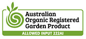 Australian Organic Registered Garden Products