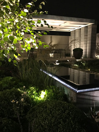 The Husqvana Garden at night by Charlie Albone